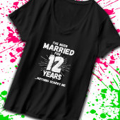 Ehepaare Verheiratet 12 Jahre Witziger 12. Jahrest T-Shirt
