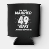 Ehepaare Verheiratet 49 Jahre Witzig 49 Jahre Jubi Dosenkühler (Vorderseite)