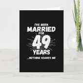 Ehepaare Verheiratet 49 Jahre Witzig 49 Jahre Jubi Karte (Vorderseite)