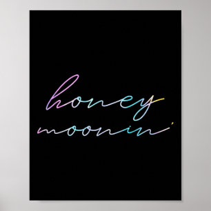 Ehepaare Verheiratet Matching Honeymoon Vacation H Poster