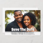 Ehepaare Verlobung Hochzeitsankündigung Foto Einladung (Vorne/Hinten)