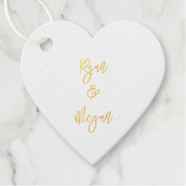 Ehepaare Verlobung NAME & NAME Hochzeit Geschenkanhänger