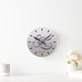 Ehepaare Wall Clock Names & Date Runde Wanduhr (Zuhause)