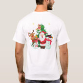 Ehepaare Weihnachten Matching Shirt Set (Rückseite)