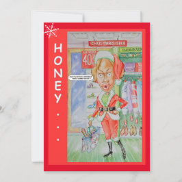 Ehepaare Weihnachtskarte Feiertagskarte