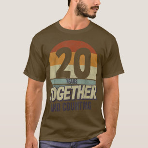 Ehepaare zum 20. Hochzeitstag 20 Jahre T-Shirt