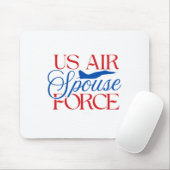 Ehepartner der US-Luftwaffe – Stolze Militärehefra Mousepad (Mit Mouse)