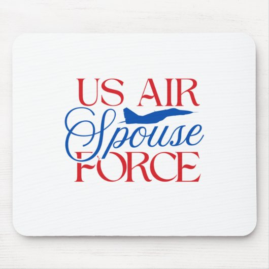 Ehepartner der US-Luftwaffe – Stolze Militärehefra Mousepad (Vorne)