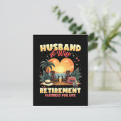 Ehepartner im Ruhestand Feiertagskarte (Stehend Vorderseite)