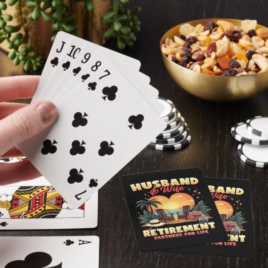 Ehepartner im Ruhestand Spielkarten (In Situ)
