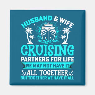 Ehepartner Kreuzfahrt Partner Paar Design Magnet