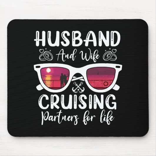 Ehepartner Kreuzfahrtpartner fürs Leben Mousepad (Vorne)