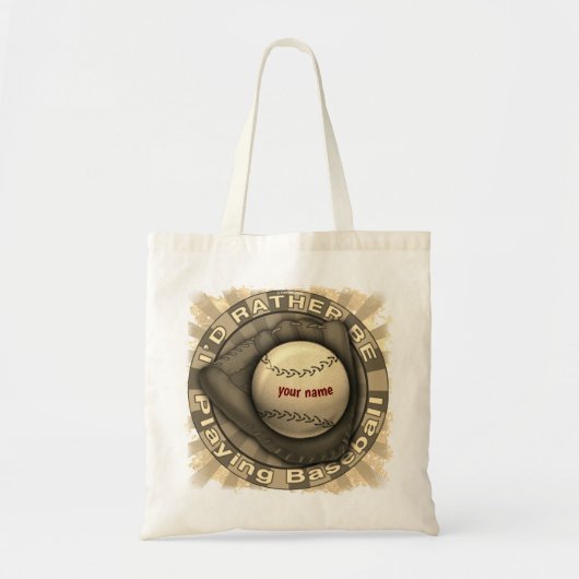 Eher Baseball spielen Tragetasche (Vorne)