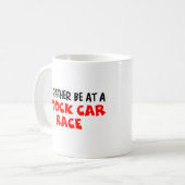 eher bei einem Aktienrennen Kaffeetasse (Vorderseite Links)