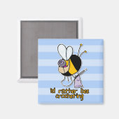 eher Bienenstockwerk Magnet (Vorderseite/Rückseite)