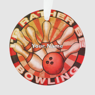 Eher Bowling spielen   Ornament