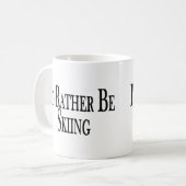 Eher fährt Ski Kaffeetasse (Vorderseite Links)