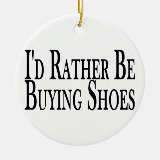 Eher kauft Schuhe Keramik Ornament