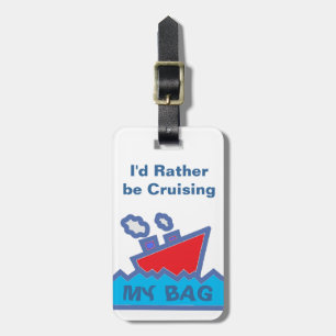 Eher kreuzt meine Tasche Gepäckanhänger