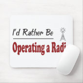 Eher lässt einen Radio laufen Mousepad (Mit Mouse)