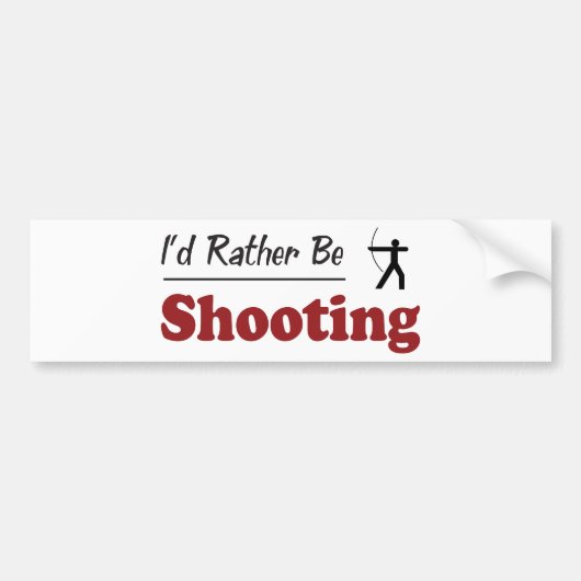 Eher schießt autoaufkleber (Vorne)