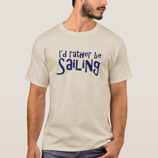 Eher segelt T-Shirt (Vorderseite)