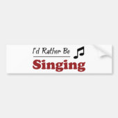 Eher singt autoaufkleber (Vorne)