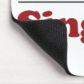 Eher singt mousepad (Ecke)