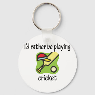 Eher spielt Kricket Schlüsselanhänger