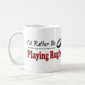 Eher spielt Rugby Kaffeetasse (Links)