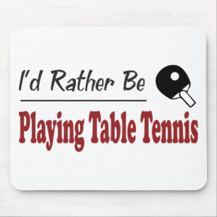Eher spielt Tischtennis Mousepad