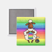 eher Stricken Magnet (Vorderseite/Rückseite)