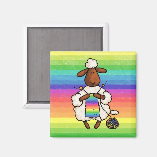 eher Stricken Magnet (Vorderseite/Rückseite)