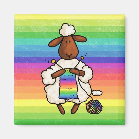 eher Stricken Magnet (Vorne)