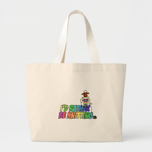 eher strickt jumbo stoffbeutel (Vorne)