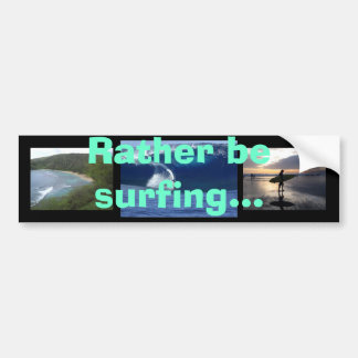 Eher surft… autoaufkleber