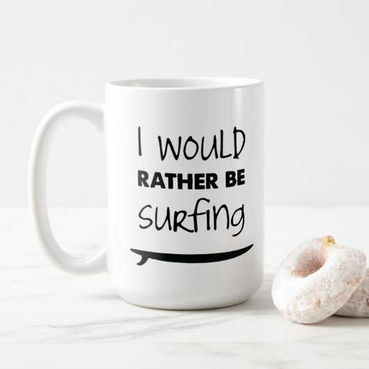 Eher surft Kaffee-Tasse Kaffeetasse (Mit Donut)