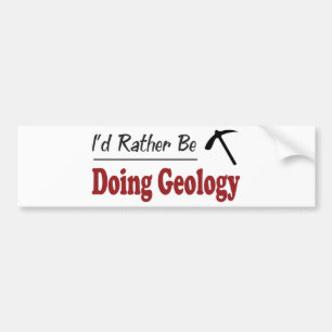 Eher tut Geologie Autoaufkleber
