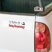 Eher tut Herpetology Autoaufkleber (Auf Lkw)