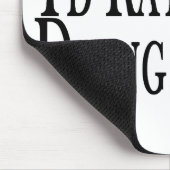 Eher tut Karate Mousepad (Ecke)
