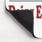 Eher tut Wirtschaft Mousepad (Ecke)