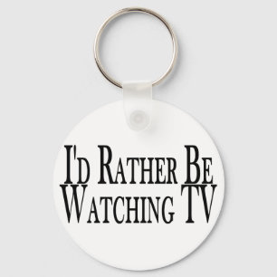 Eher Uhr Fernsehen Schlüsselanhänger