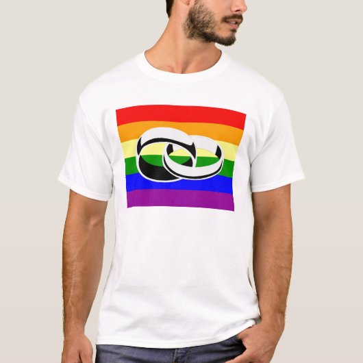 Eherer Gay Pride T - Shirt (Vorderseite)