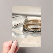 Eheringe Acryleinladungen (Insitu (Handheld))