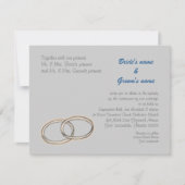 Eheringe Einladung (Vorderseite)