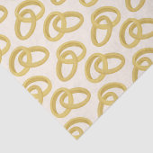 Eheringe Seidenpapier (Detail)