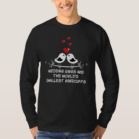 Eheringe Weltweit Kleinste Handschellen T-Shirt (Vorderseite)