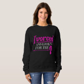 Ehescheidete Ehescheidung Ehefrau H Sweatshirt (Vorne ganz)