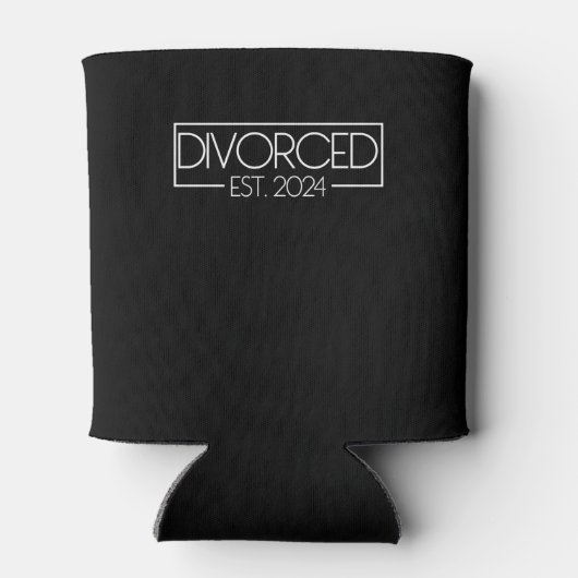 Ehescheidung 2024 Schließlich Scheidung scheiden F Dosenkühler (Rückseite)