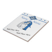 Ehescheidung, holländischer Look, personalisieren Fliese (Seite)